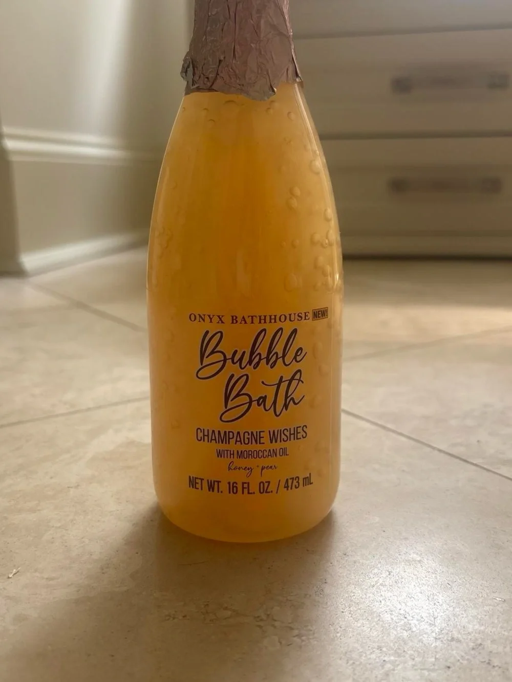 Onyx Bubble Bath Champagne Wishes - Gold